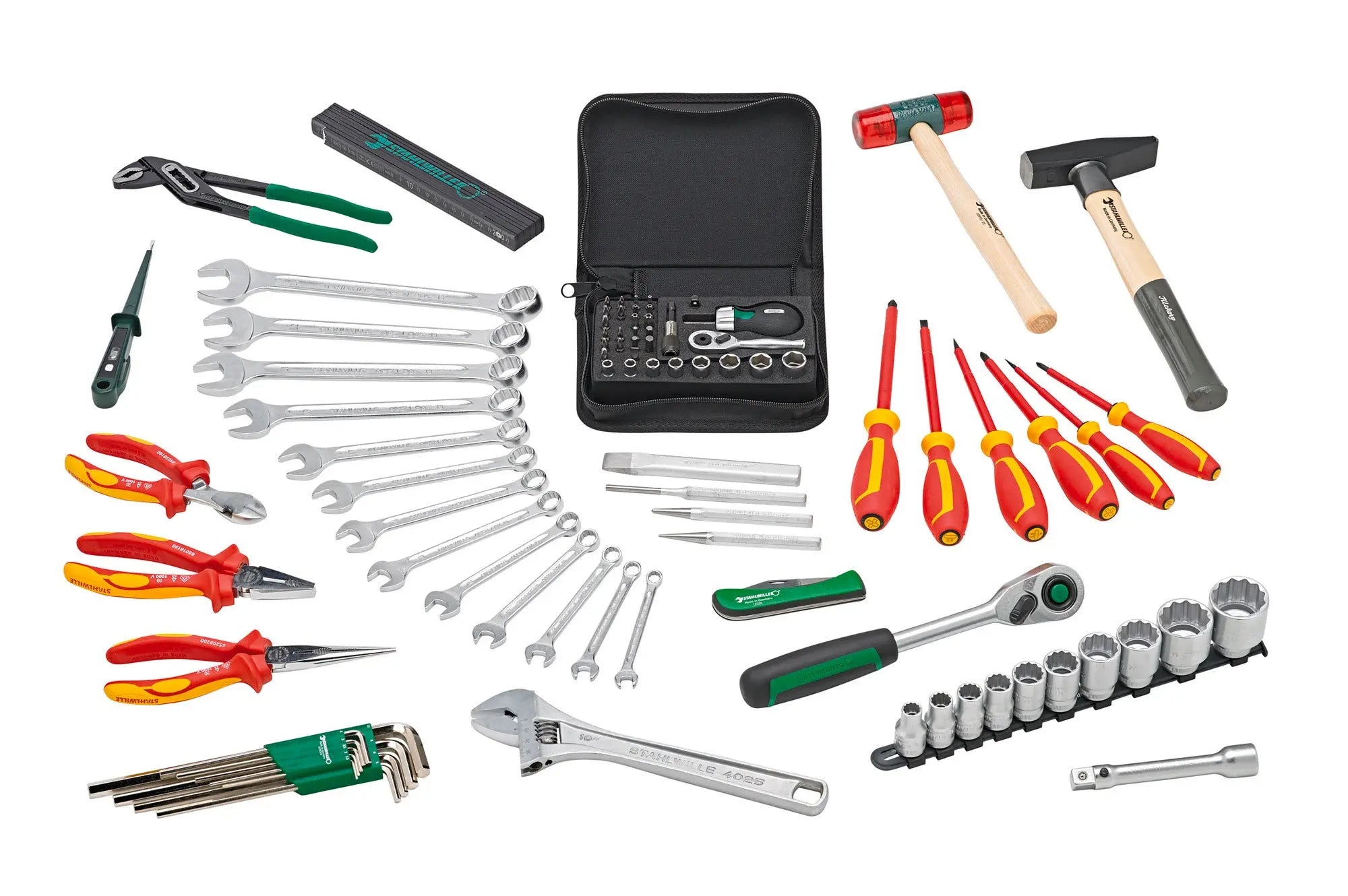 Stahlwille Set of 87 Assortment Tools with Case, 460mm Height - ST 98830185 Stahlwille
