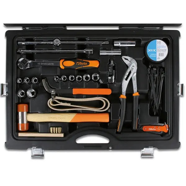 Beta Tools (Article# 2051N) Set of 55 Assortment Tools for Nautical Maintenance with Case - BT 020510235 