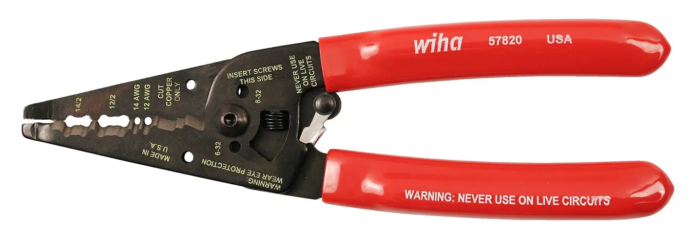 Wiha 57820, Wire Strippers Dual NM-B Cable 7.75" Wiha
