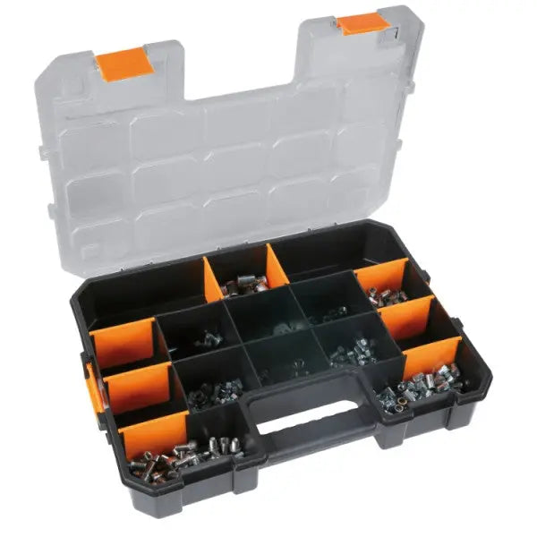 Beta Tools (Article# 2080/DL) LARGE Organizer Tool Case with 15 Compartments and 8 Removable Partitions - BT 020800211 