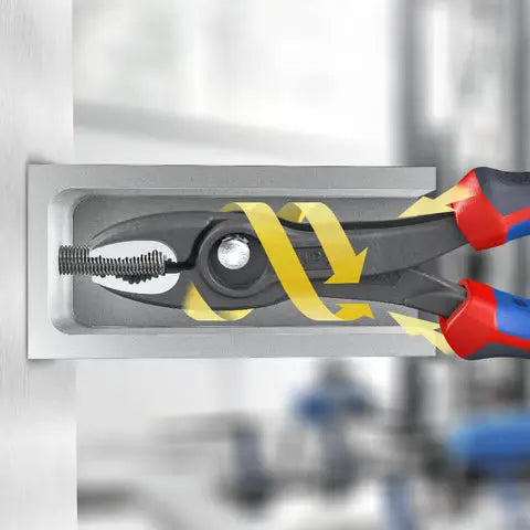 KNIPEX 82 02 150 SBA | 6" TwinGripÂ® Front and Side Gripping Pliers Knipex