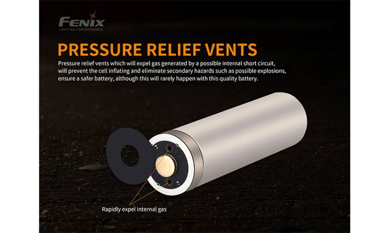Fenix 21700 USB-C Rechargeable Battery, 5000mAh - F FX-ARBL215000U Fenix