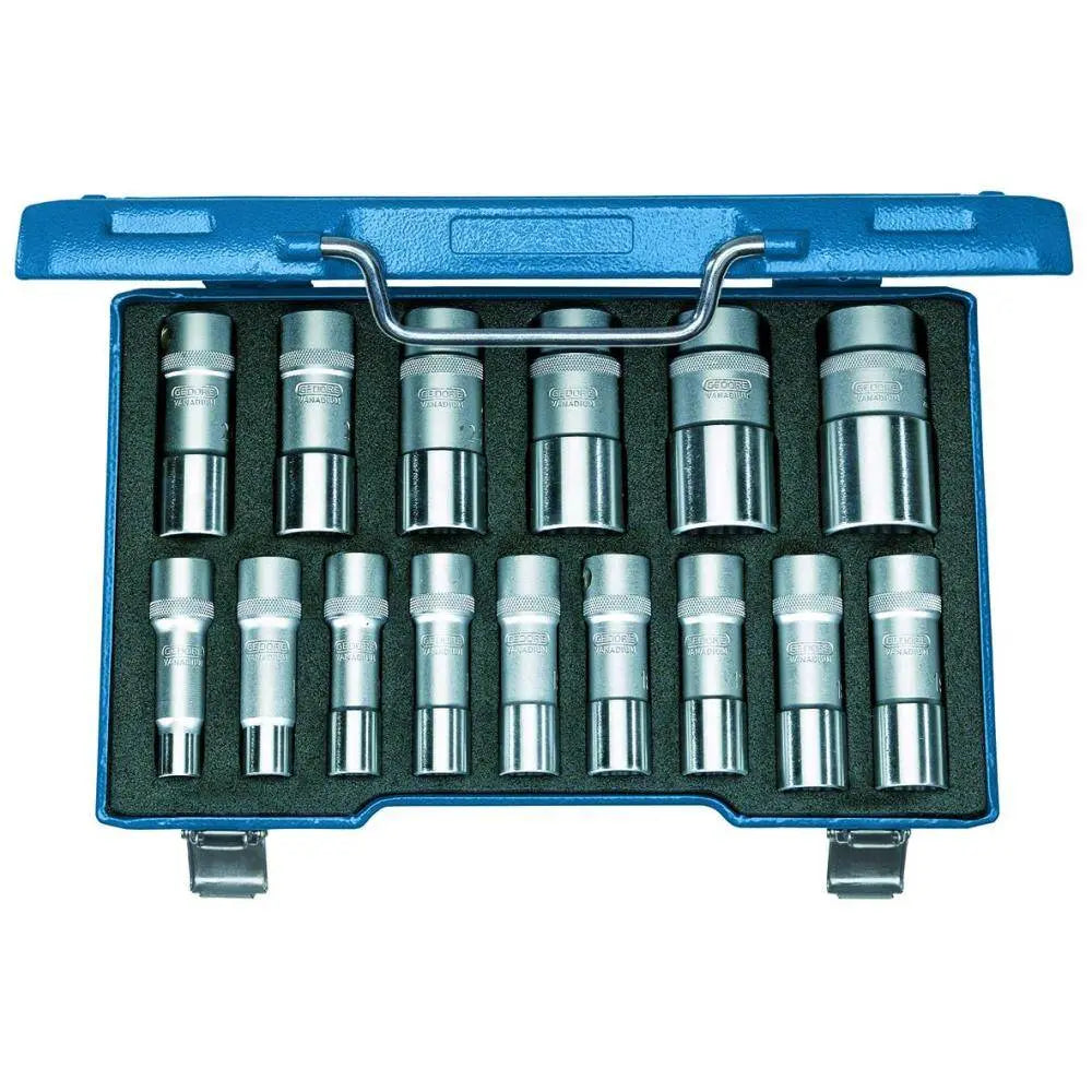 Gedore (Series D19 L-015) Set of 15 1/2 in UD Socket, 10 - 32mm - GD 2190214