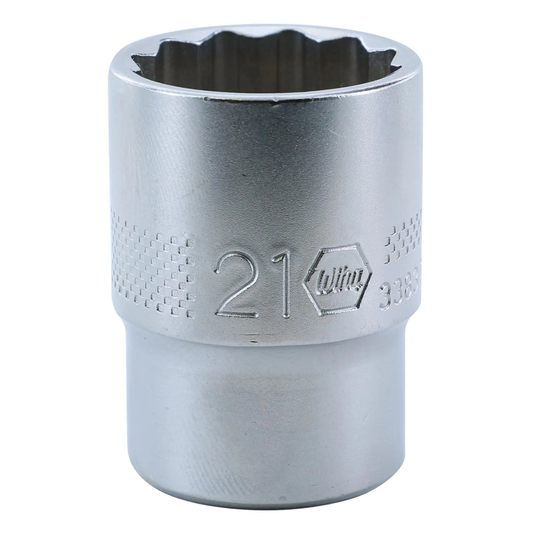Wiha 1/2 in Drive 12-Point Socket, 21mm - WI 33837 Wiha