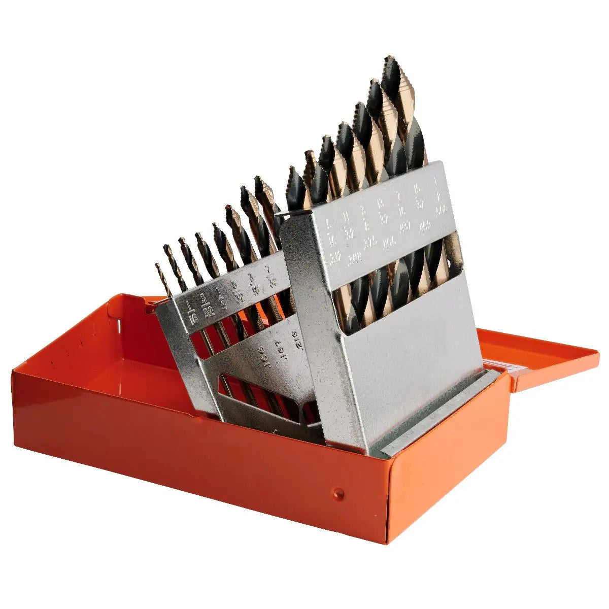 KnKut Set of 21 Step Point Mechanics Length Drill Bit, 1/16 in - 3/8 in by 64ths - 21KK10 KnKut