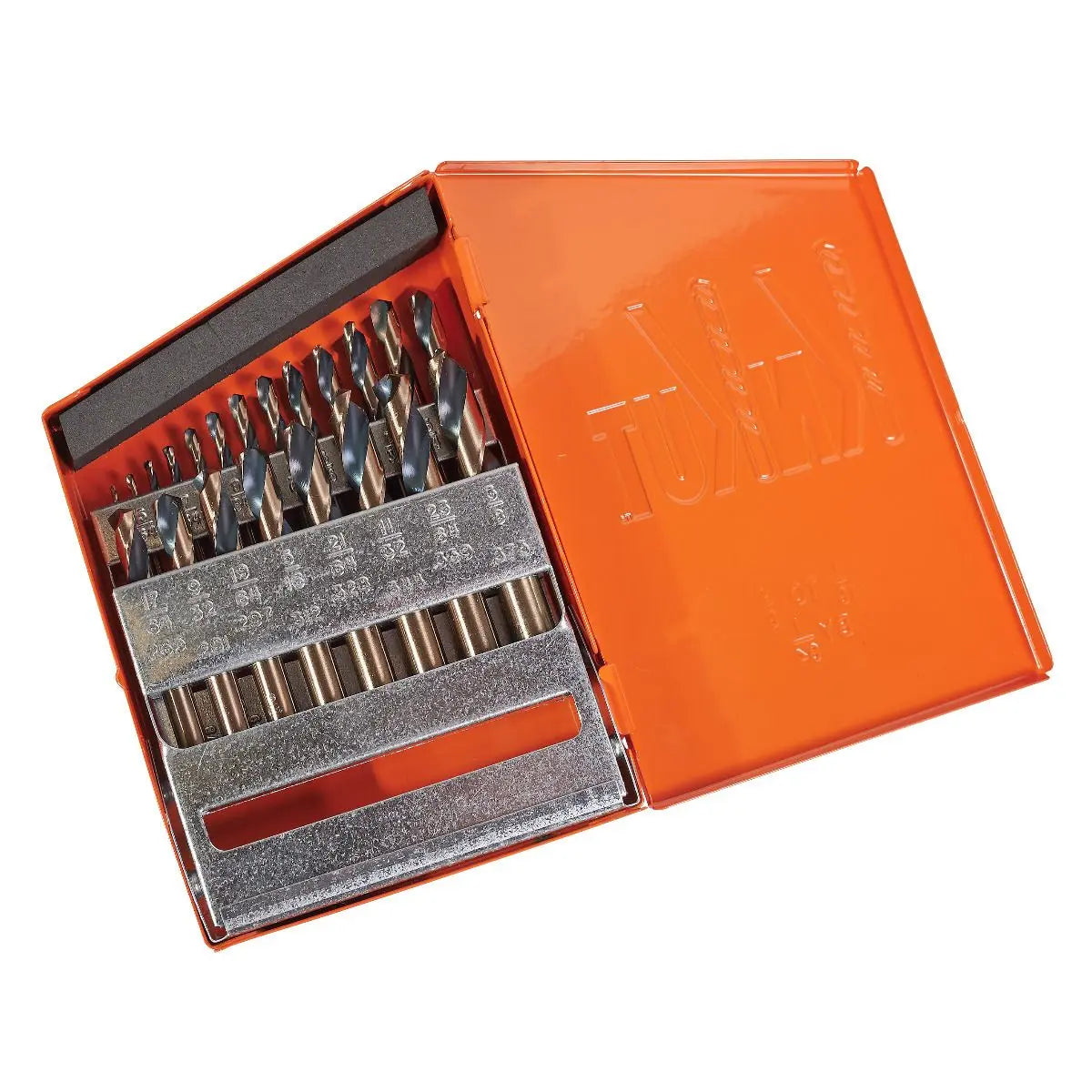 KnKut Set of 21 Fractional Short Stubby Length Drill Bit, 1/16 in - 3/8 in by 64ths - 21KK7 KnKut