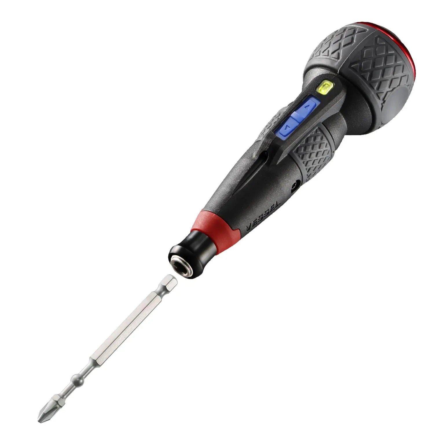 Vessel Tools Rechargeable Ball Grip Screwdriver Plus with 5 Piece Bits - VL 220USBP5U Vessel Tools