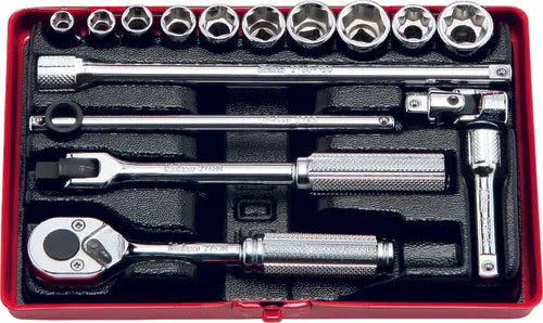 Ko-ken Tools 1/4 Sq. Dr. 6 point 16 piece chrome SAE Socket set Ko-ken Tools