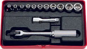 Ko-ken Tools 1/4 Sq. Dr. 13 Piece Metric 6-Point Socket Set 4-12mm Ko-ken Tools