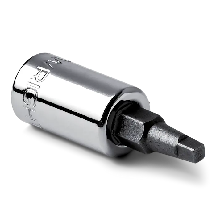 Wright Tool 1/4 in Drive Square Bit (Robinson) Socket with Standard Bit, R3 - WT 2273 Socket Wright Tool
