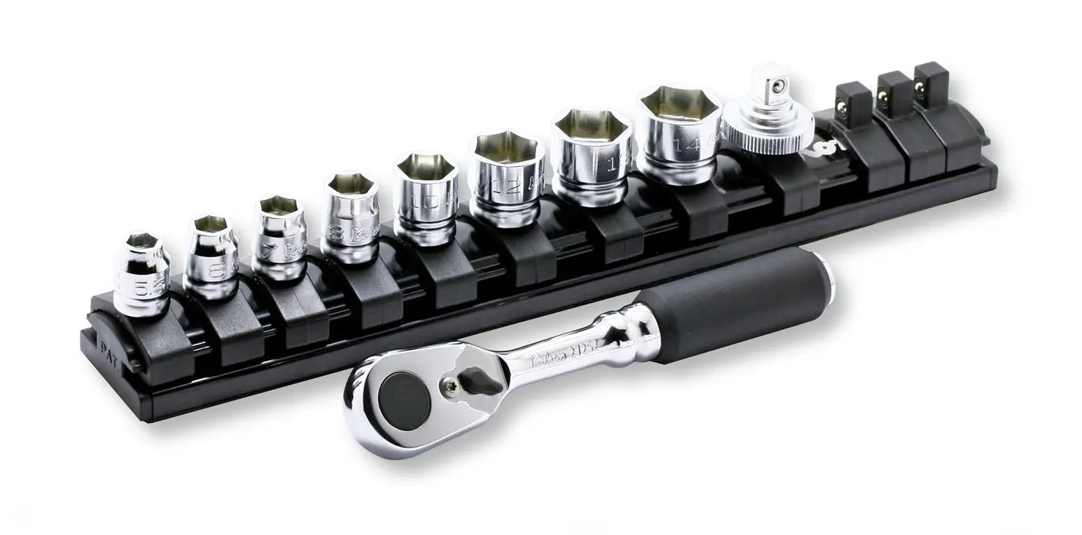 Ko-ken Tools 1/4 Sq. Dr. 10 Piece Z-Series 72 Tooth Ratchet, 6-Point Socket Set 5.5-14mm Ko-ken Tools