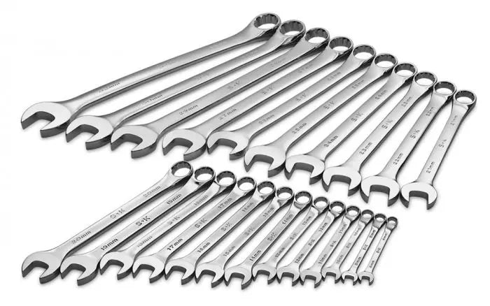 SK Tools - Set Wrench Combination Reg Flpl Metric 12pt 23p - 86225 SK Tools