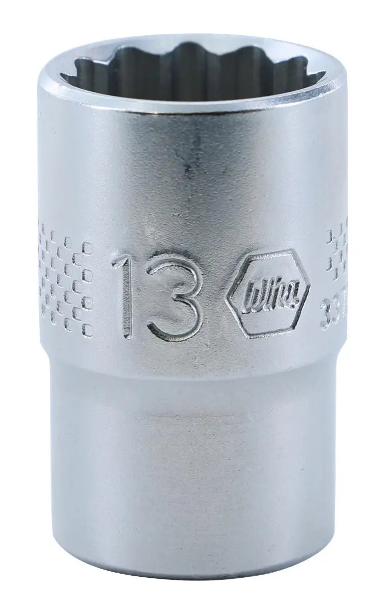 Wiha 33728, 3/8" Drive Socket, 12 Point, 13.0mm Wiha