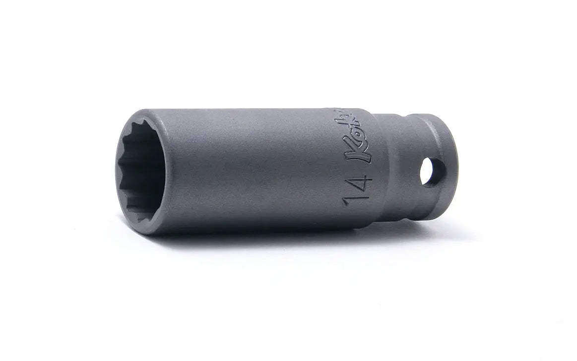 Ko-ken Tools 3/8 Sq. Dr. Socket 8mm 12 point Length 55mm Ko-ken Tools