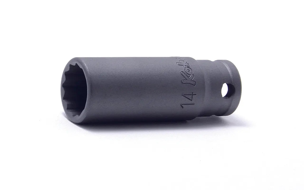 Ko-ken Tools 3/8 Sq. Dr. Socket 10mm 12 point Length 55mm Ko-ken Tools