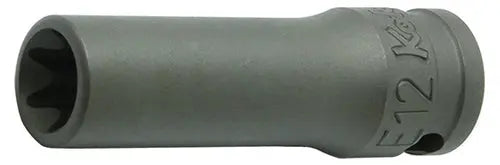 Ko-ken Tools 3/8 Sq. Dr. Industrial TORXÂ® E12 Socket - Length 55mm Ko-ken Tools