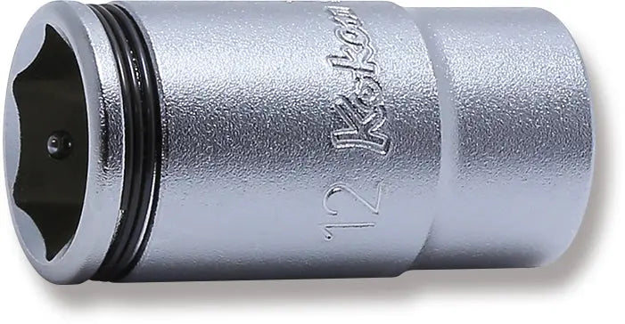 Ko-ken Tools 1/4 Sq. Dr. Semi-Deep NUT GRIPÂ® Socket 12mm Ko-ken Tools