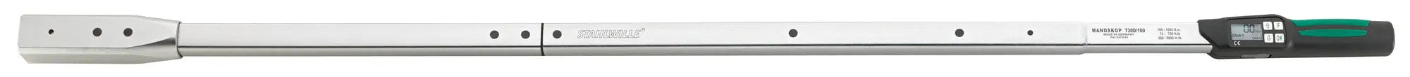 Stahlwille MANOSKOP Service/Series Torque Wrench with Holder for Insert Tools, Size 100 - ST 96502100 Stahlwille