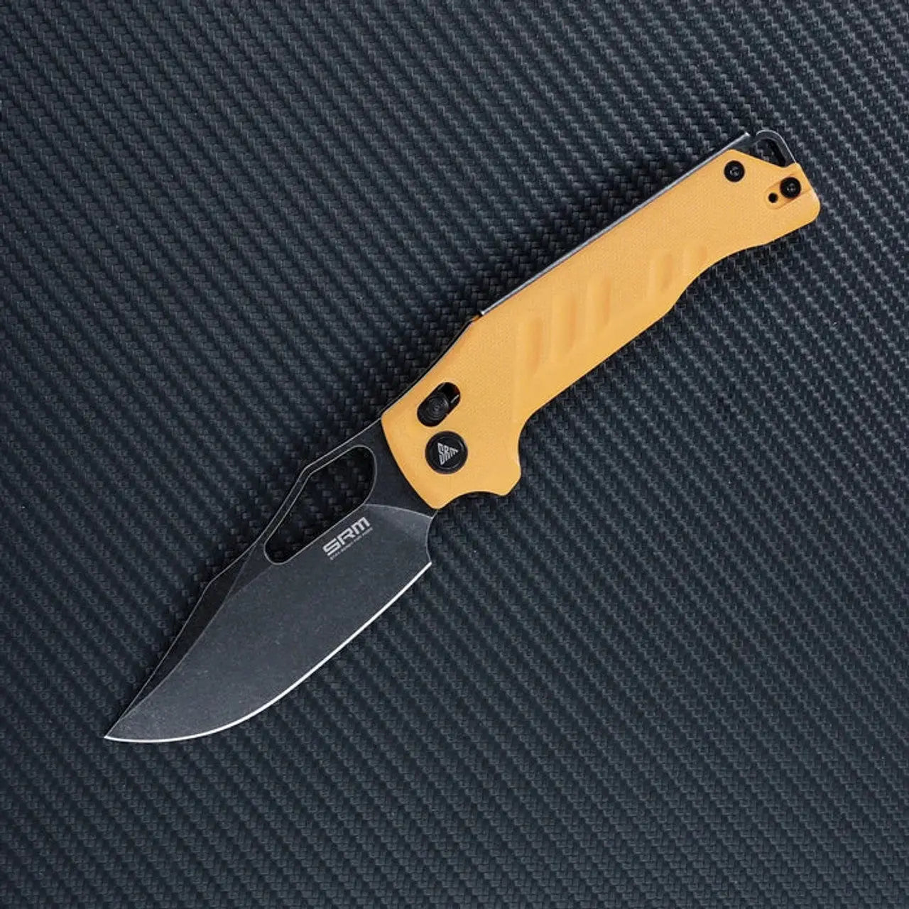 Fenix SRM G10 Folding Knife with Yellow Handle - F SRM-238X-GY Fenix