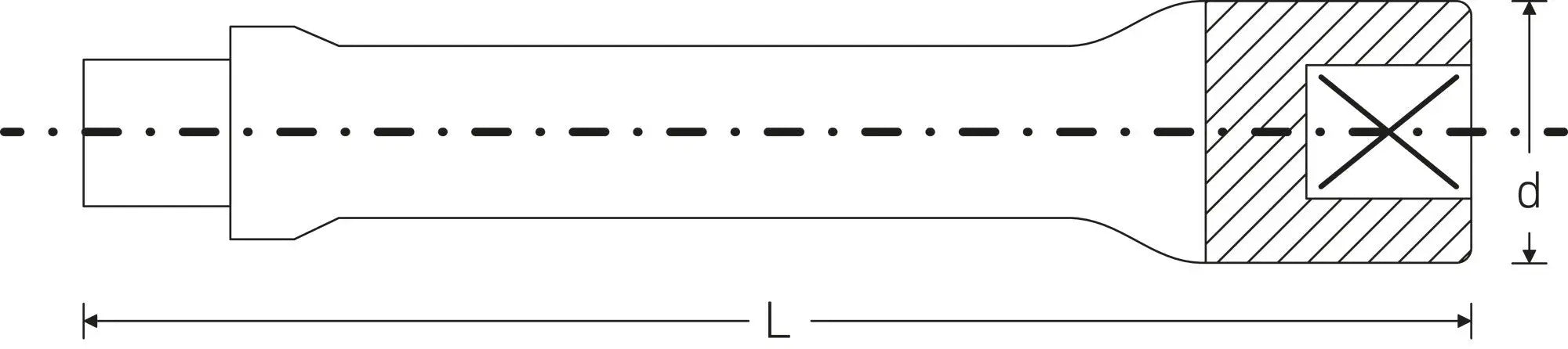 Stahlwille Extension, Size 3 - ST 12010001 Stahlwille