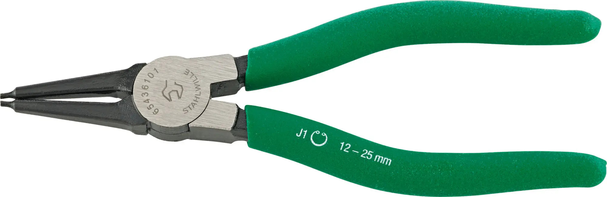Stahlwille Polished Internal Circlip Plier, J1 - ST 65436101 Stahlwille