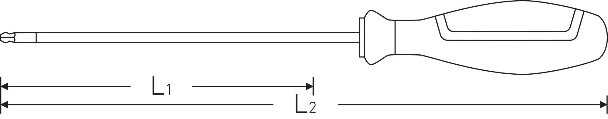 Stahlwille Drall+ Hexagon Ball-Ended Screwdriver, 3mm - ST 73103003 Stahlwille
