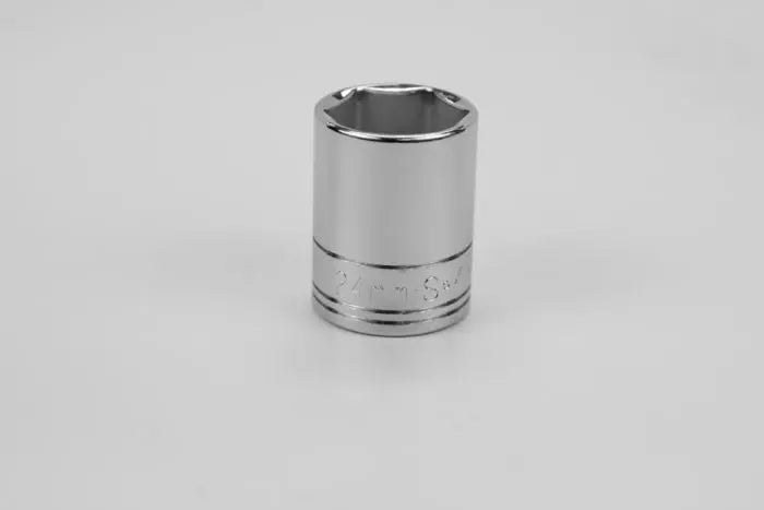 SK Tools - Socket Chrome 1/2dr Standard 6pt 24mm - 48224 SK Tools