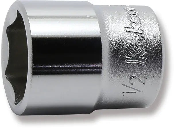Ko-ken Tools 1/4 Sq. Dr. 6 point chrome SAE Socket 1/2 Ko-ken Tools