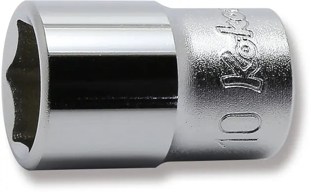Ko-ken Tools 1/4 Sq. Dr. 6 point chrome Metric Socket 10mm Ko-ken Tools