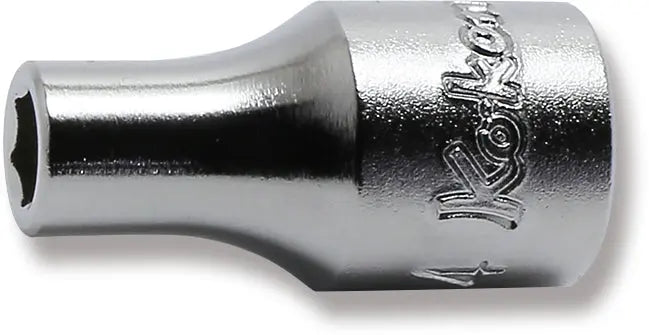 Ko-ken Tools 1/4 Sq. Dr. 6 point chrome Metric Socket 4mm Ko-ken Tools