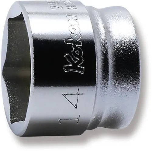 Ko-ken Tools 1/4 Sq. Dr. Z-Series 6 point chrome Metric Socket 14mm Ko-ken Tools