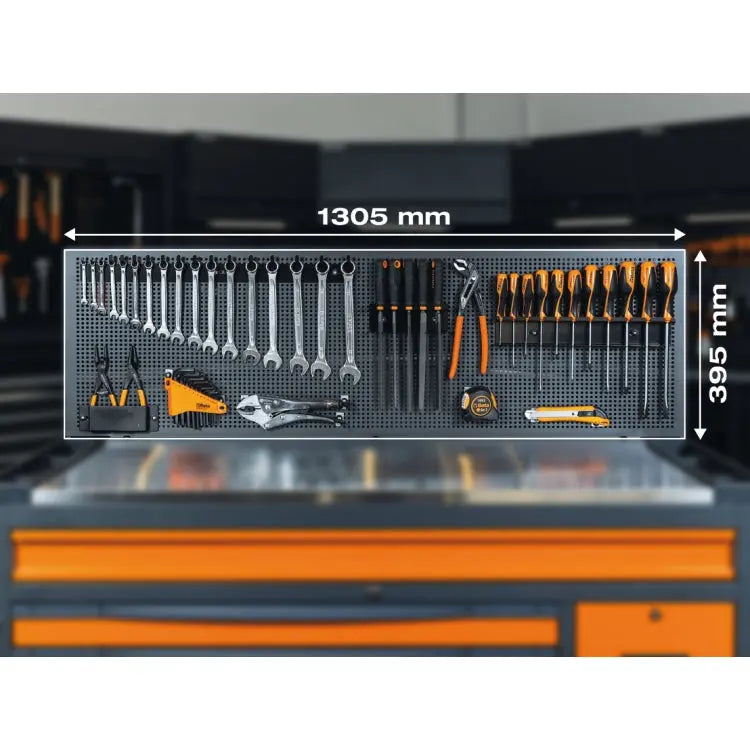 Beta Tools (Article# 2400 RSC24AXXL/PF) Perforated Tool Panel with Supports for Mobile Roller Cab RSC24AXXL - BT 024004998 