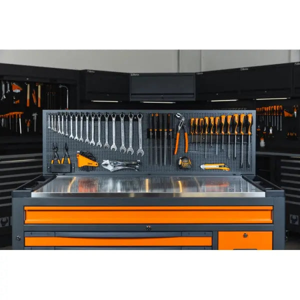 Beta Tools (Article# 2400 RSC24AXXL/PF) Perforated Tool Panel with Supports for Mobile Roller Cab RSC24AXXL - BT 024004998 