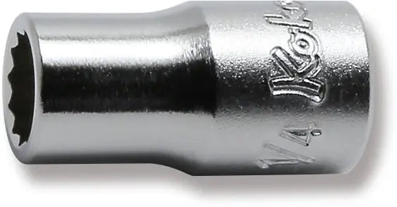 Ko-ken Tools 1/4 Sq. Dr. 12 point chrome SAE Socket 1/4 Ko-ken Tools