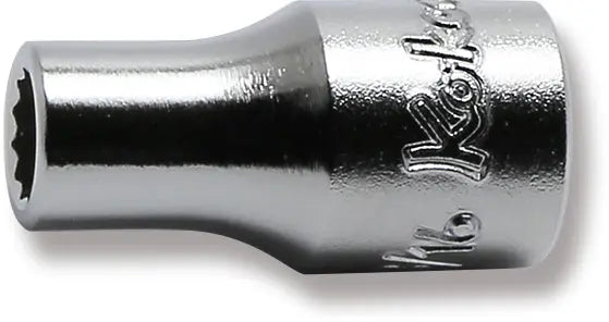 Ko-ken Tools 1/4 Sq. Dr. 12 point chrome SAE Socket 3/16 Ko-ken Tools