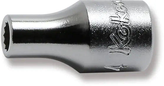 Ko-ken Tools 1/4 Sq. Dr. 12 Point chrome Metric Socket 4mm Ko-ken Tools