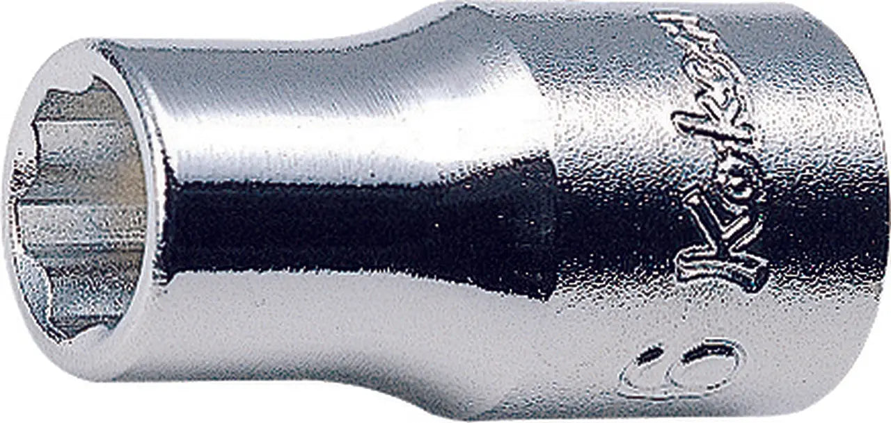 Ko-ken Tools 1/4 Sq. Dr. Socket 8mm Surface Length 22mm Ko-ken Tools