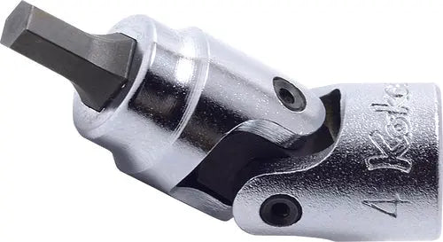 Ko-ken Tools 1/4 Sq. Dr. Universal Bit Socket 6mm Hex Length 40mm Ko-ken Tools