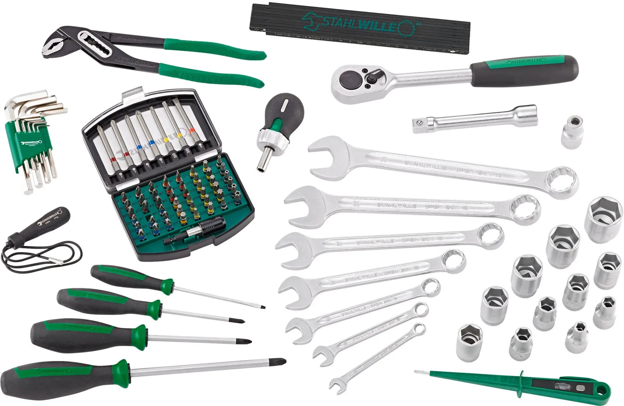 Stahlwille Set of 95 Basic Assortment Tools with L-BOXX - ST 97830700 Stahlwille
