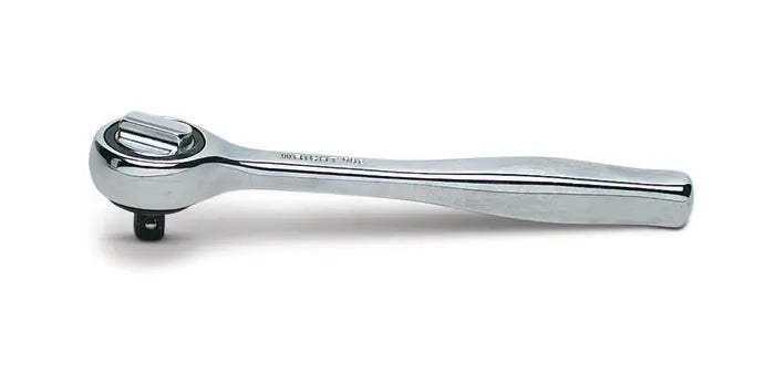 Wright Tool 1/4 in Drive Contour Grip Round Head Ratchet, 5-1/4 in - WT 2492 Ratchet Wright Tool