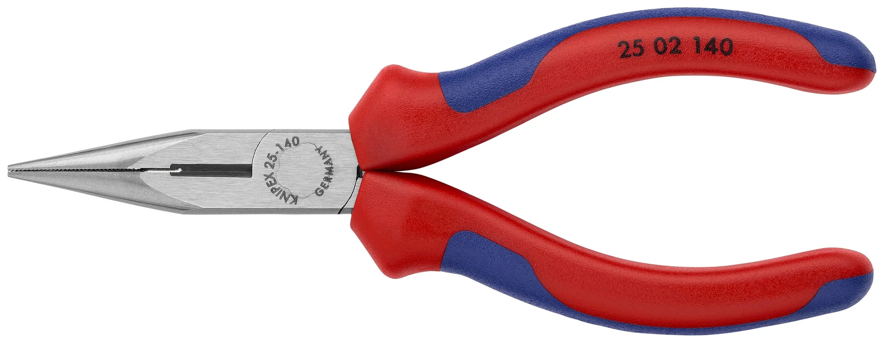 Knipex 25 02 140 KN | Long Nose Pliers w/ Cutter, Multi-Component Knipex