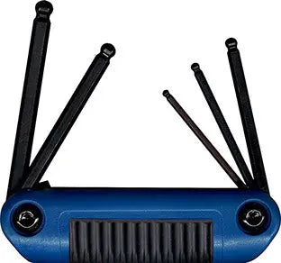 Eklind Set of 5 Ball End Hexagon Key Fold-Up with Ergonomic Handle - EK 25159 Hexagon Key Fold-Up Set Eklind