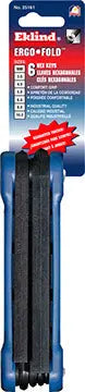 Eklind Set of 6 Ergo Fold-Up Hexagon Key with Handle - EK 25161 Hexagon Key Fold-Up Set Eklind