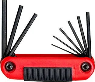 Eklind Set of 9 Hexagon Key Fold-Up with Ergonomic Handle - EK 25912 Fold-Up Key Set Eklind