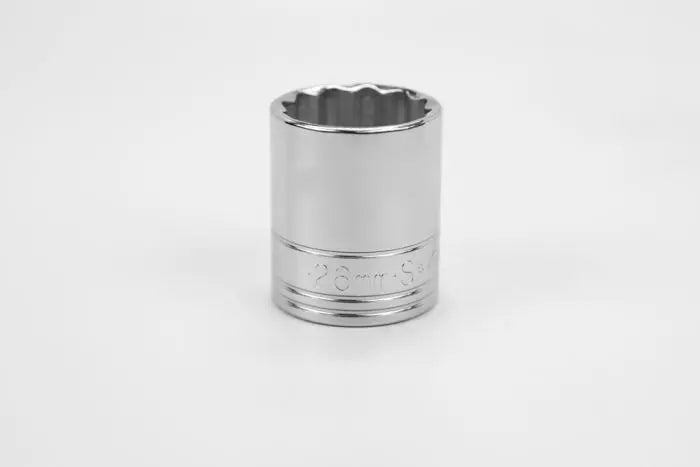 SK Tools - 26 mm 1/2" Drive 12 Point Metric Standard Chrome Socket - 40326 SK Tools