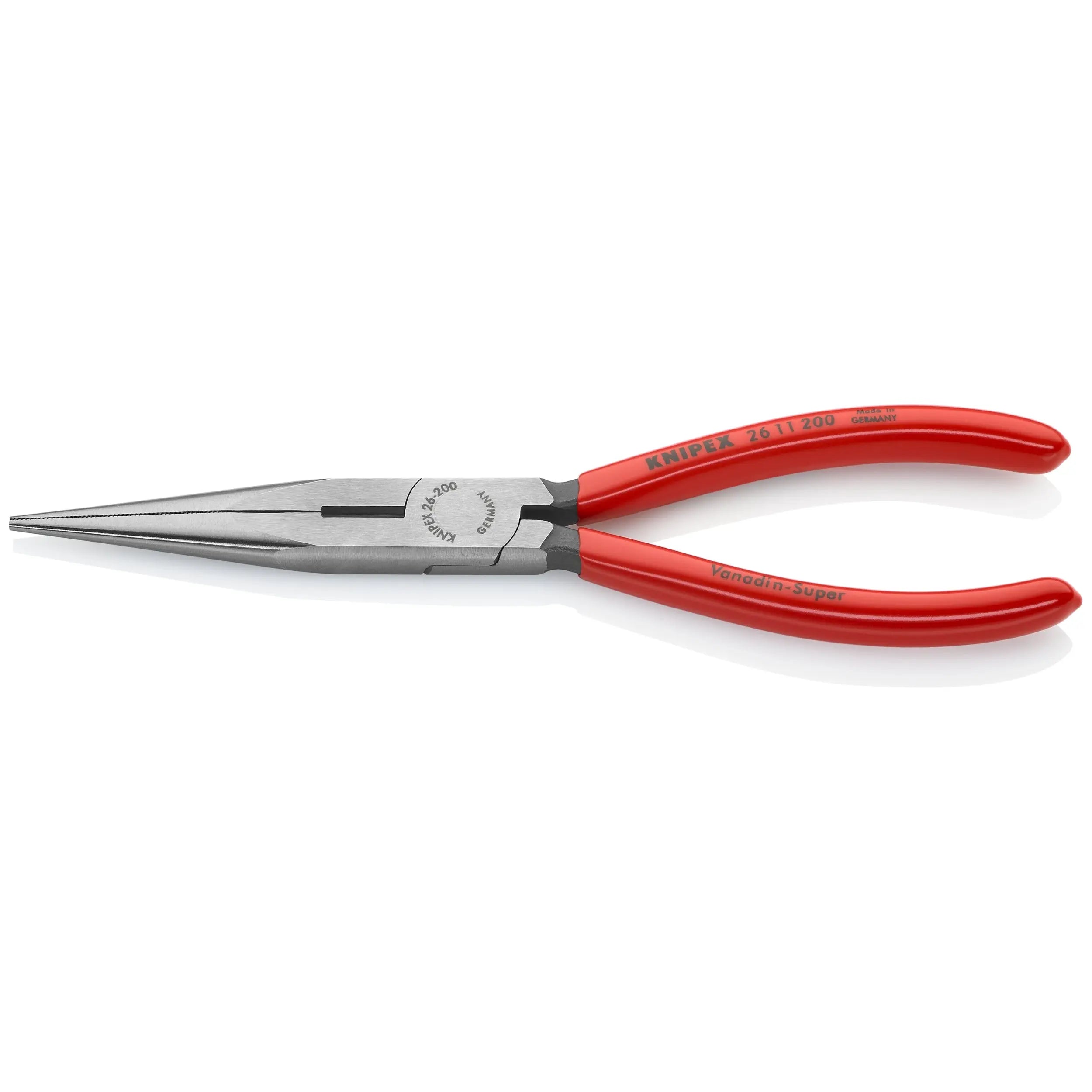 Knipex 26 11 200 SBAS1 KN | Long Nose Pliers w/ Cutter, 12 AWG Stripping Hole Knipex
