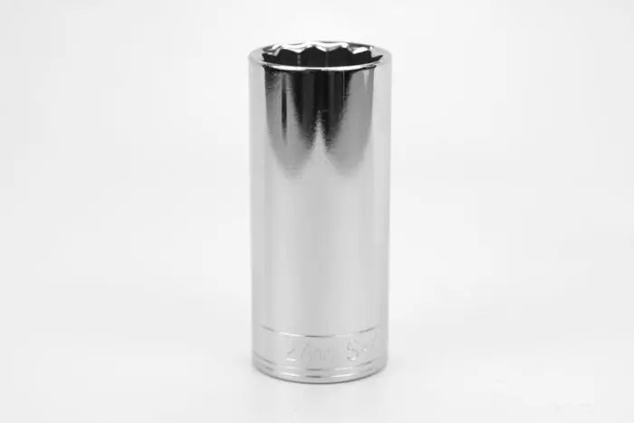 SK Tools - 27 mm 1/2" Drive 12 Point Metric Deep Chrome Socket - 48027 SK Tools