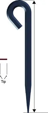 Eklind Screwdriver Loop Replacement Key F3/16 - EK 27180 Screwdriver Loop Replacement Key Eklind