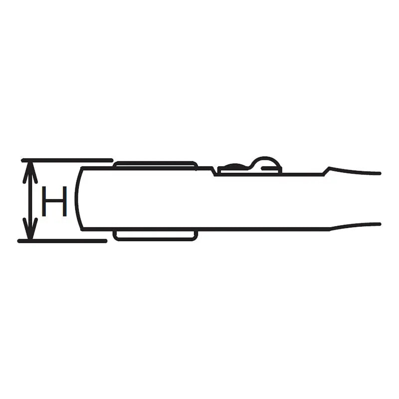 Ko-ken Tools 1/4 Hex Dr. Bit Ratchet Handle 1/4 For 1/4H Bit Length 125mm Ko-ken Tools