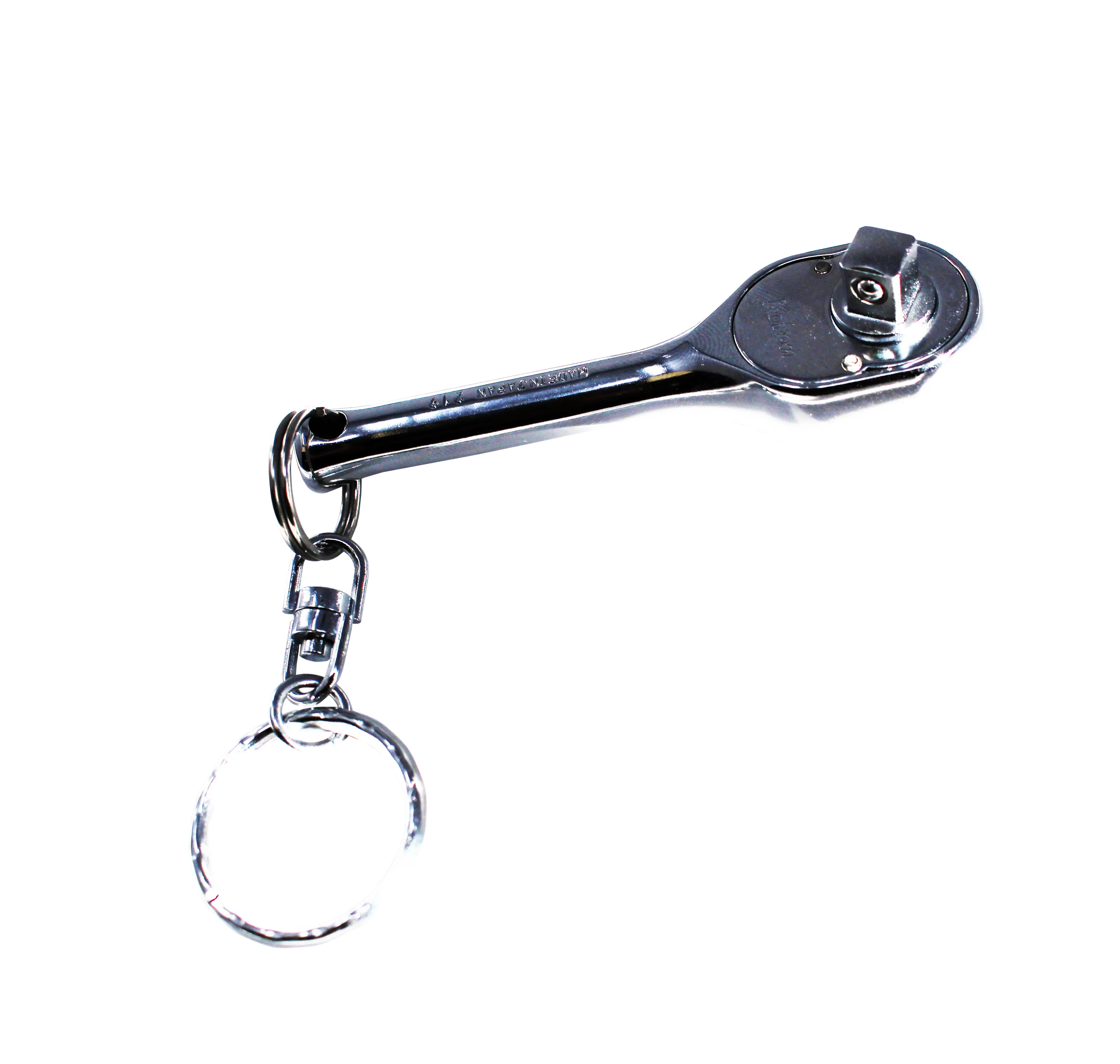 Ko-ken Tools 1/4 Sq. Dr. Ratchet Handle 20 teeth Short Length 75mm Key Ring Ko-ken Tools